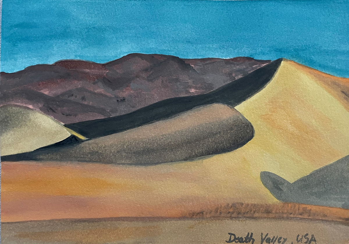 Death Valley | Aquarell