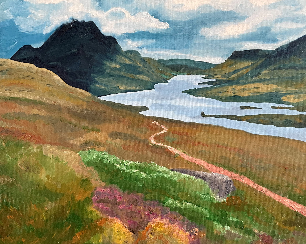 Highland Loch | Öl auf Leinwand