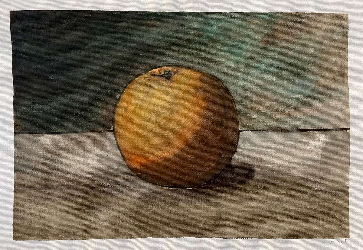 Orange | Acryl auf Malkarton
